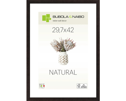 BUBOLA&NAIBO Fotolijst hout Basic 4405/04 bruin 29,7x42 cm