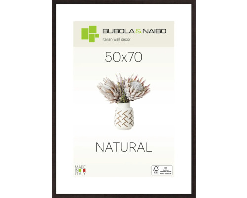 BUBOLA&NAIBO Fotolijst hout Basic 4405/04 bruin 50x70 cm