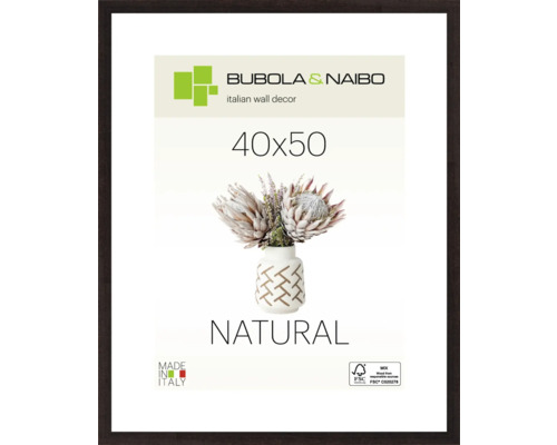 BUBOLA&NAIBO Fotolijst hout Basic 4405/04 bruin 40x50 cm