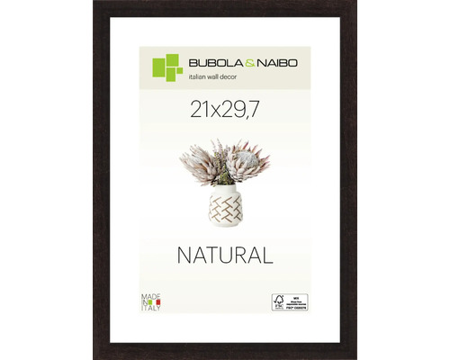 BUBOLA&NAIBO Fotolijst hout Basic 4405/04 bruin 21x29,7 cm (A4)