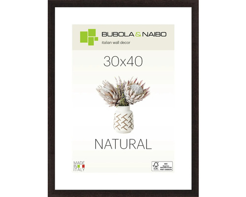 BUBOLA&NAIBO Fotolijst hout Basic 4405/04 bruin 30x40 cm