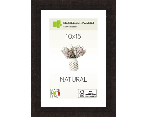 BUBOLA&NAIBO Fotolijst hout Basic 4405/04 bruin 10x15 cm