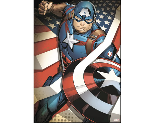 Schilderij canvas Captain America 50x70 cm