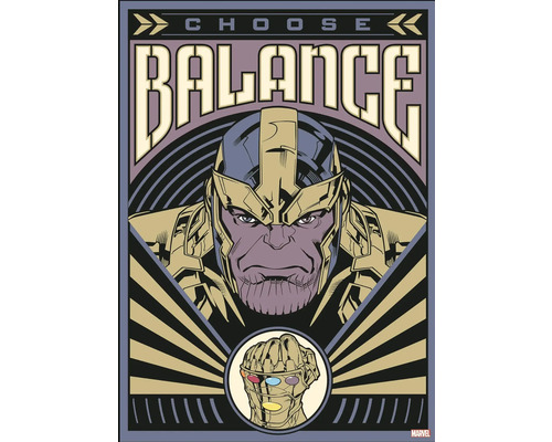 Schilderij canvas Thanos 50x70cm