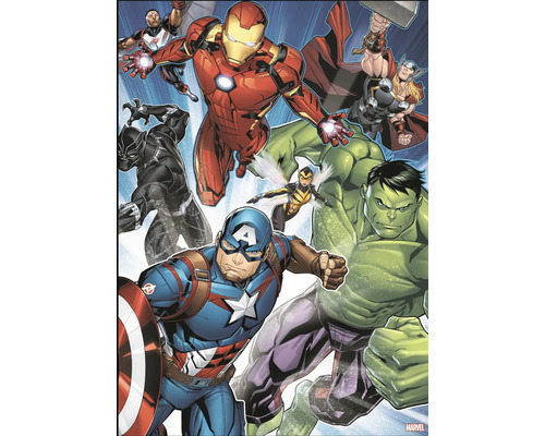 Schilderij canvas Marvel The Avengers 50x70 cm