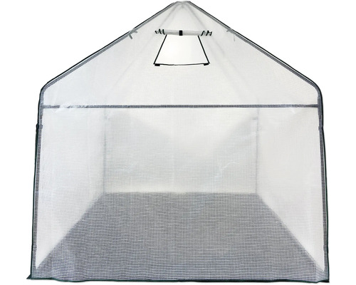 Kas met folieafdekking en raam