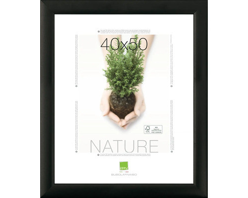 BUBOLA&NAIBO Fotolijst hout 4050/03 zwart 40x50 cm