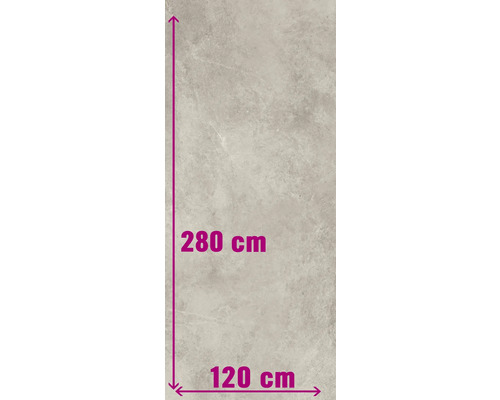XXL Wand- en vloertegel Montreal silver 120x280 cm 6 mm gerectificeerd