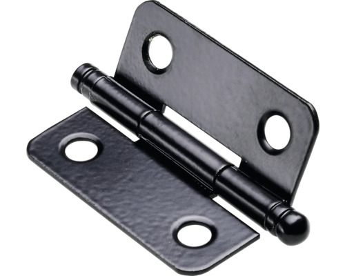 HETTICH Kastscharnier 40x35 mm zwart, 20 stuks Metalen scharnier met schroefgaten