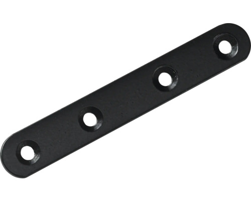 HETTICH Verbindingsplaat 100x15 mm zwart, 50 stuks