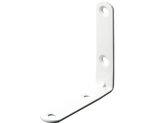 HETTICH Stoelhoek 70x70x15 mm wit, 25 stuks Hoekverbinder met meerdere gaten