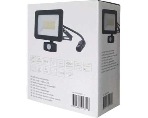 LED-sensorwandlamp in productverpakking