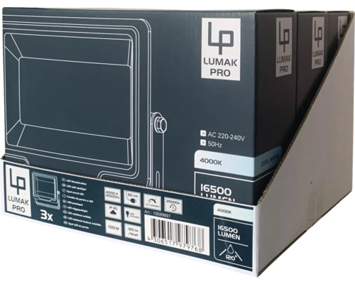 Verpakkingseenheid LED-schijnwerper met productdetails