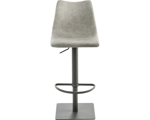 Barkruk met bekleding, voetensteun en in hoogte verstelbare voet