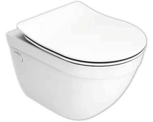 JUNGBORN Spoelrandloos toilet Ella compact incl. softclose wc-bril met quick-release