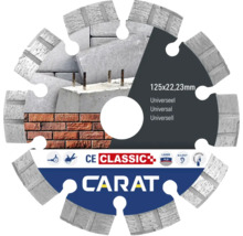 Carat doorslijpschijf met een diameter van 125 x 22,23 millimeter voor universeel gebruik