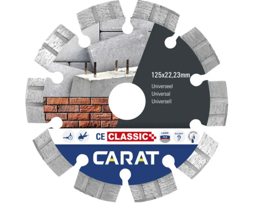 CARAT Diamantzaagblad Universeel CE Classic Ø 115x22,23 mm
