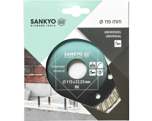 Sankyo Diamantgereedschap universele schijf, 115 mm diameter