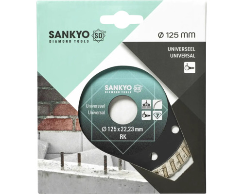 Sankyo diamantzaagblad, diameter 125 mm