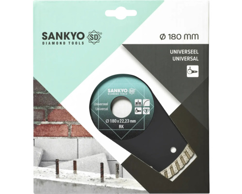 Sankyo diamantzaagblad, diameter 180 mm
