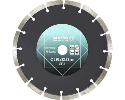 SANKYO Diamantzaagblad universeel SE-L Ø 230x22,23 mm