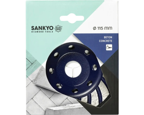 Sankyo slijpschijf diameter 115 millimeter voor beton