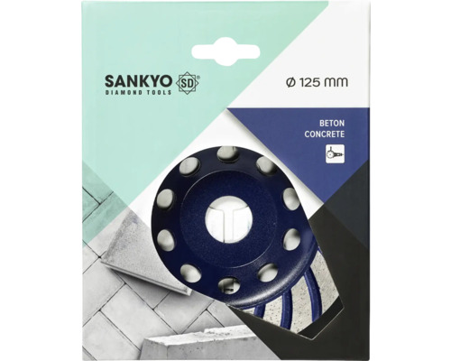 Sankyo slijpschijf voor beton, 125 mm diameter