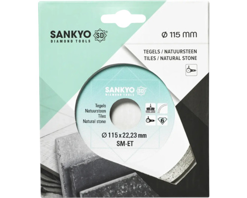 Sankyo diamantslijpschijf 115 mm voor tegels en natuursteen
