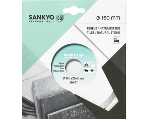 Sankyo Diamantgereedschap doorslijpschijf met een diameter van 150 mm