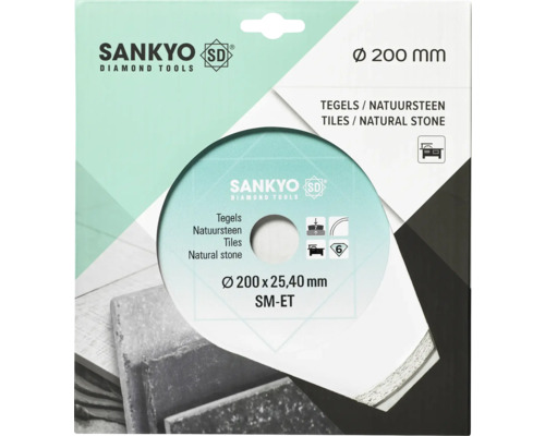 Sankyo Diamantgereedschap doorslijpschijf diameter 200 millimeter