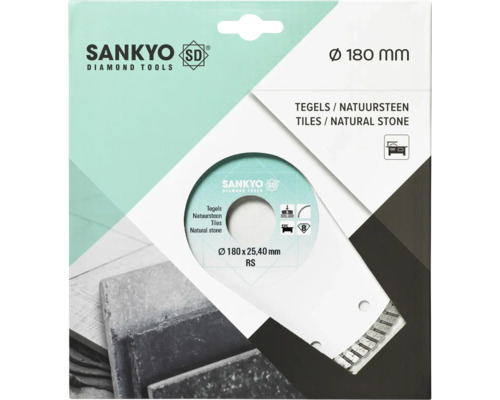 Sankyo diamantzaagblad 180 millimeter diameter voor tegels en natuursteen