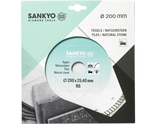 Sankyo Diamantgereedschap doorslijpschijf diameter 200 millimeter