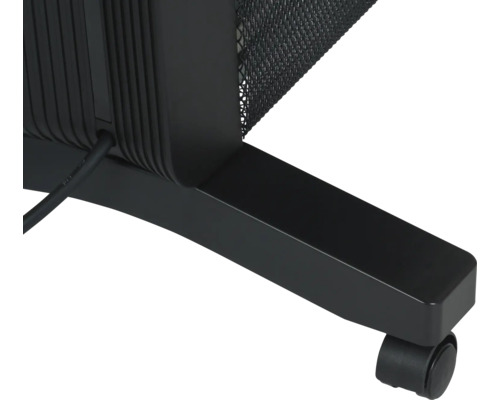 Detailopname van een verwarming met wielen