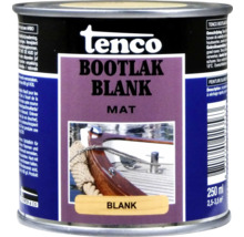 Tenco bootlak blank mat in een blik van 250 ml