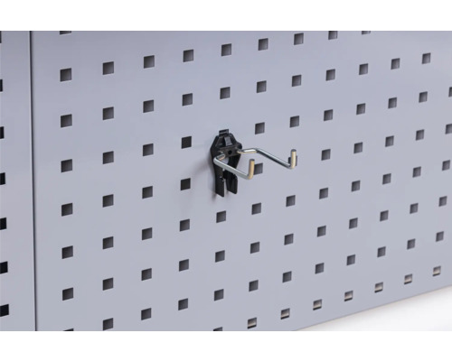 Gereedschaphouder aan een gereedschapswand