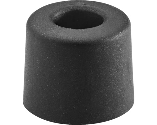 HETTICH Deurstopper Ø 30 mm kunststof zwart, 5 stuks Deurstopper van rubber