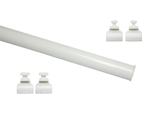 Gordijnroede met gordijnrollers