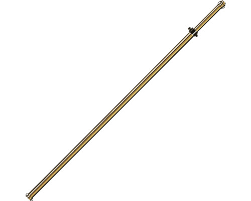 Metalen stang met houders voor bevestiging van accessoires