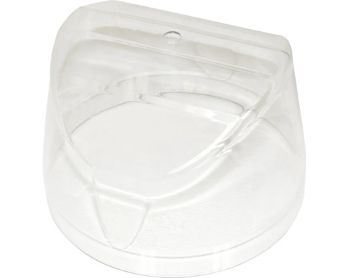 Transparante koepel van kunststof