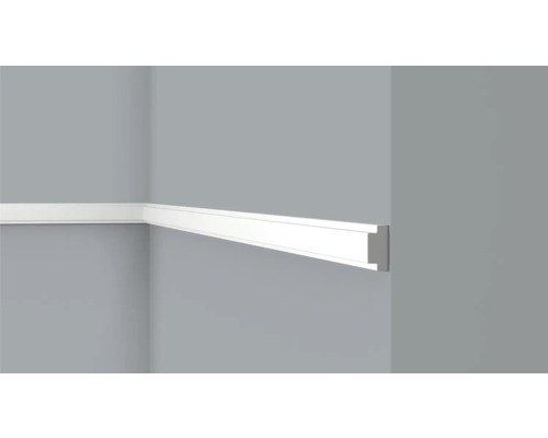 DECOFLAIR Sierlijst wand C18, 3x1,45x200 cm Wandpaneel aan een grijze muur