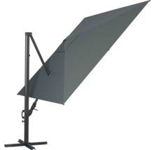 SOLUNA Zweefparasol Orléans grijs 300x300 cm, hoogte 251 cm-thumb-6 SOLUNA Zweefparasol Orléans grijs 300x300 cm, hoogte 251 cm-thumb-6