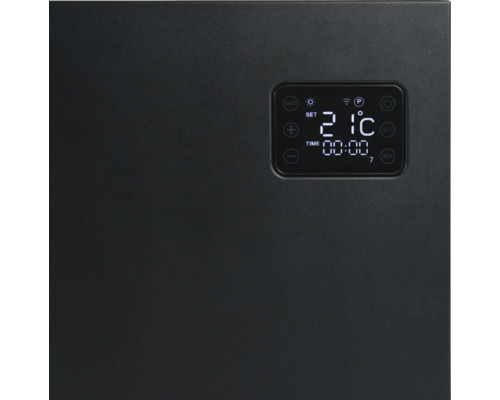 Digitaal display van een verwarmingstoestel met temperatuurweergave