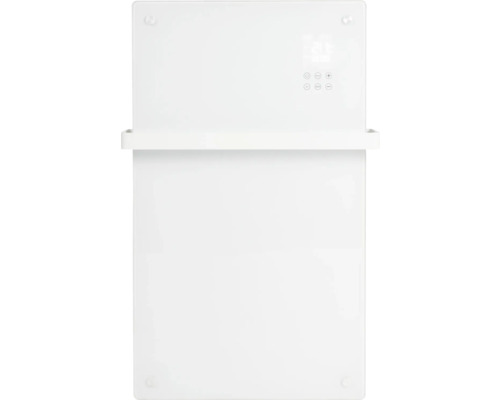 Witte infraroodverwarming met handdoekhouder en display