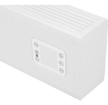 Detailopname van een radiator met bedieningselementen