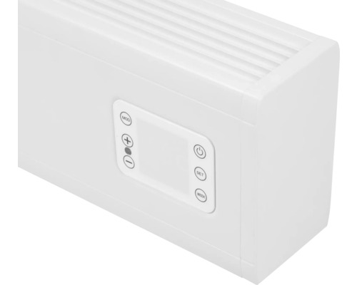 Detailopname van een radiator met bedieningselementen