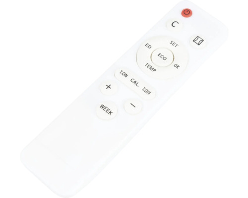 Witte afstandsbediening met meerdere knoppen