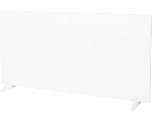 Vrijstaande, witte privacyscherm Vrijstaande, witte privacyscherm