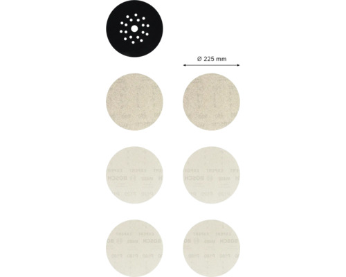Bosch Expert schuurschijvenset, diameter 225 mm