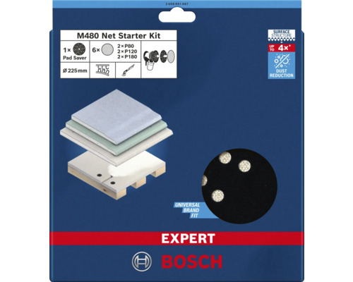 Bosch Expert M480 Net Schuurmiddelen Starter Set