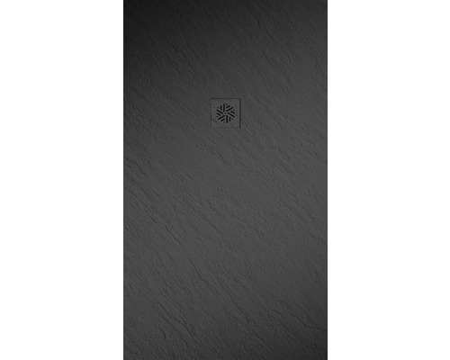 JUNGBORN Douchebak Cento zwart 160x90x2,6 cm